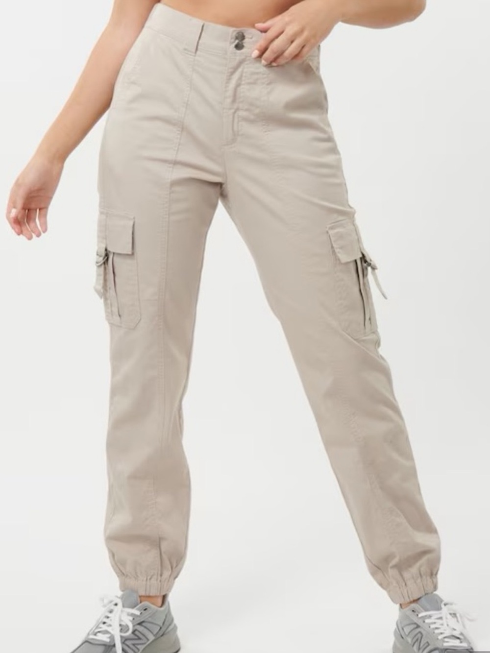 Garage Cargo Cuffed Pant In Beige